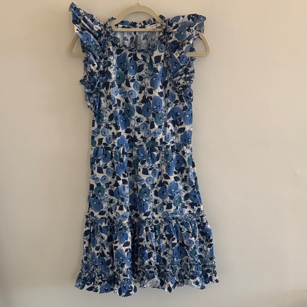 Tyler Böe Floral Ruffle Sleeve Dress